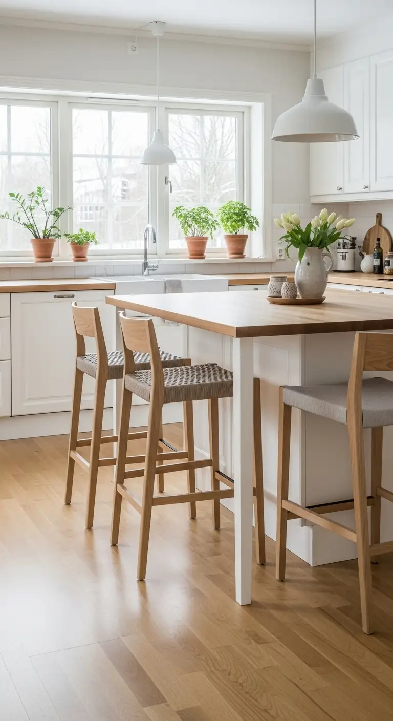 28. Scandinavian Bar Stools