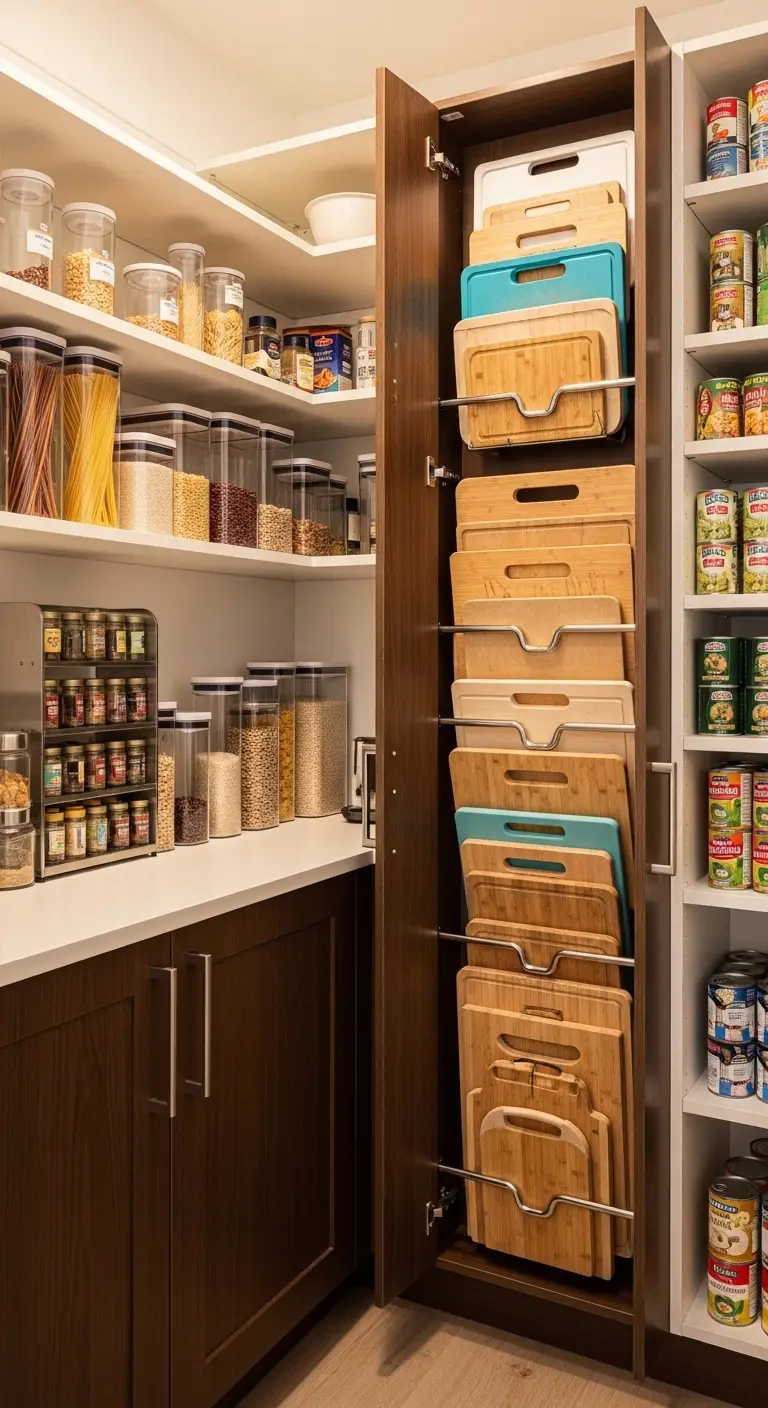 28. Vertical Storage for Cutting Boards
