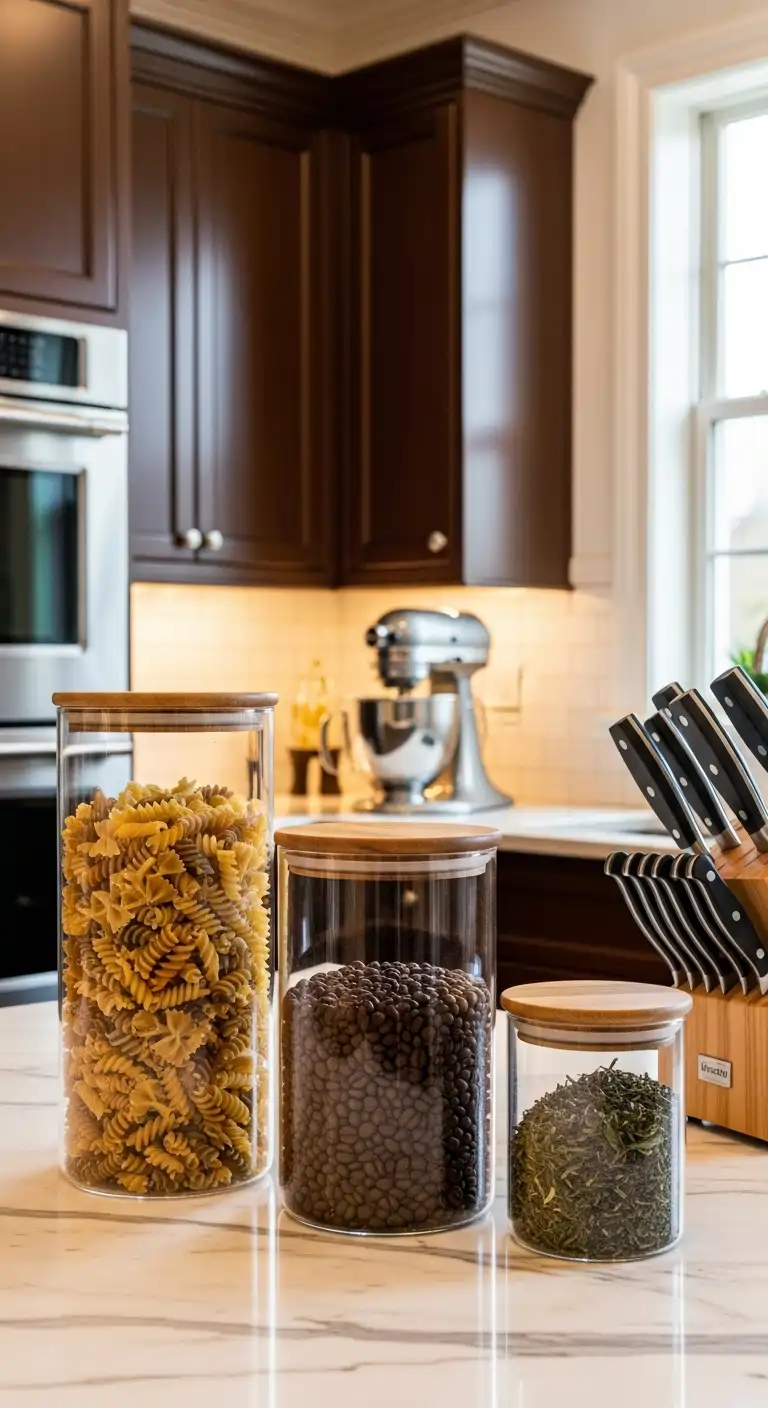 Glass Canister Storage Set