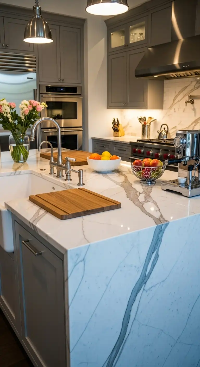 Elegant Marble Countertops