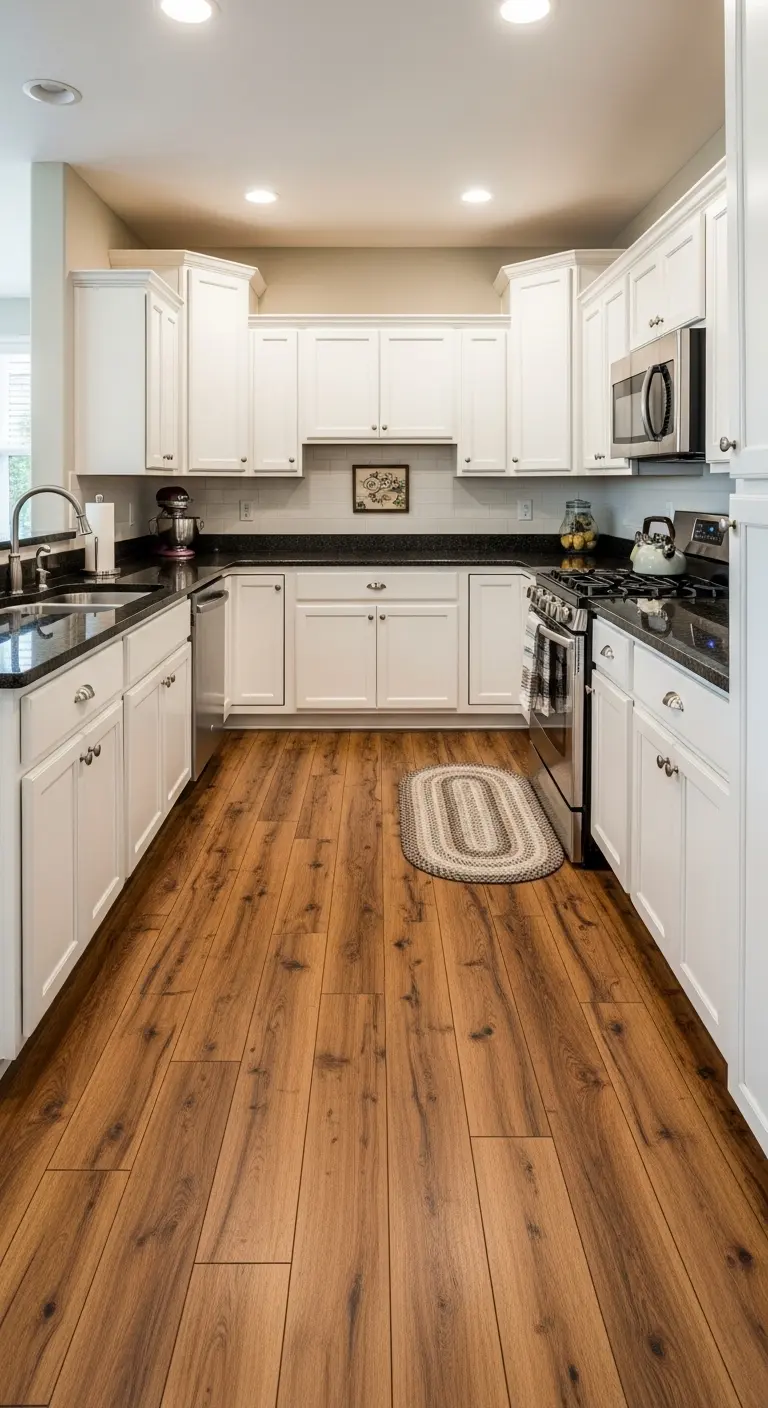 3. Laminate Flooring for a Classic Finish