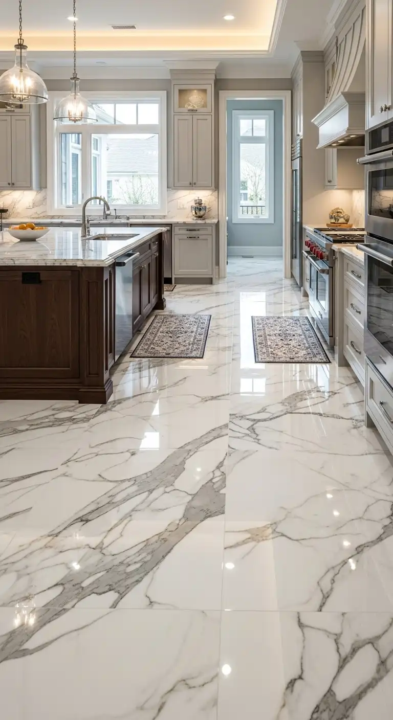 3. Marble Flooring Elegance