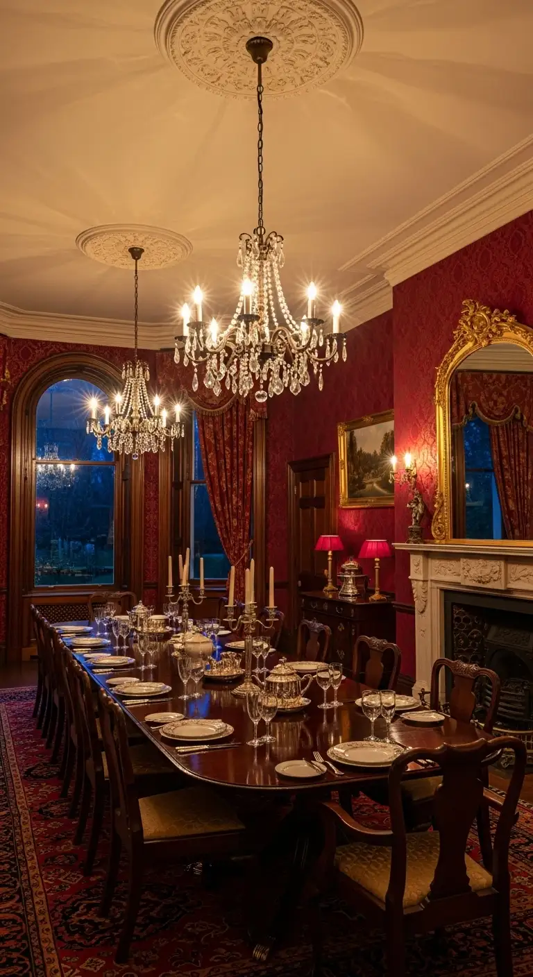 3. Ornate Chandeliers as Focal Points