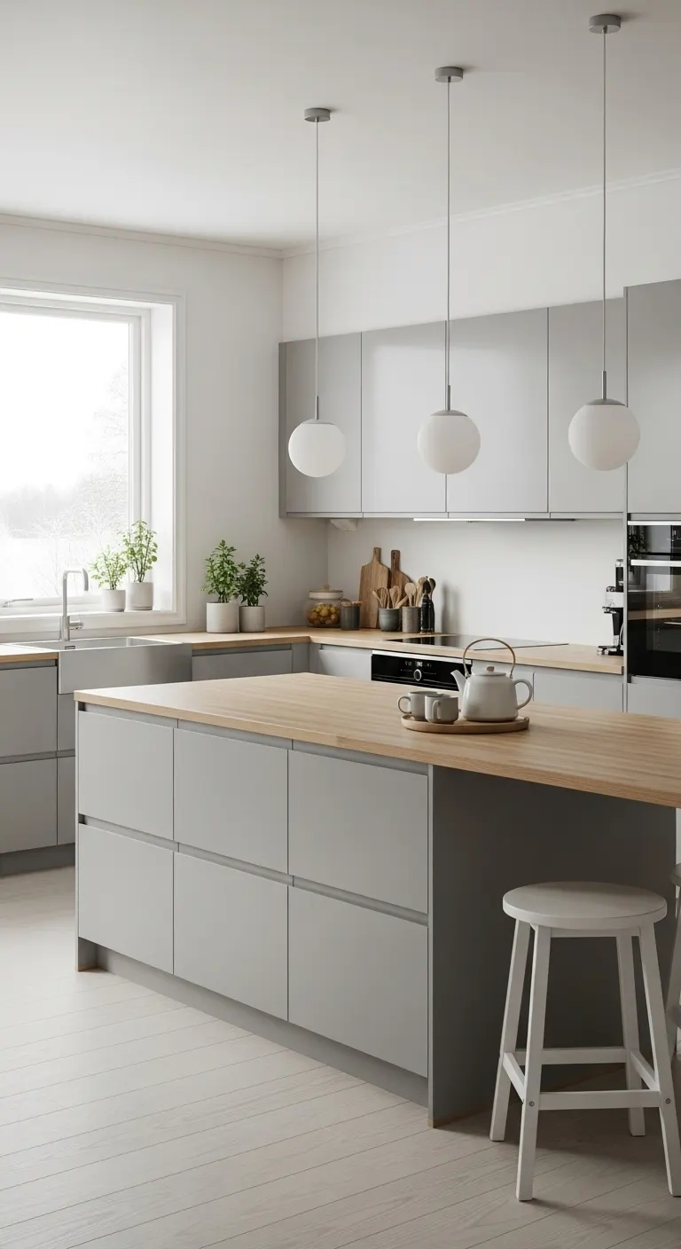 Sleek Handleless Cabinetry for Modern Elegance