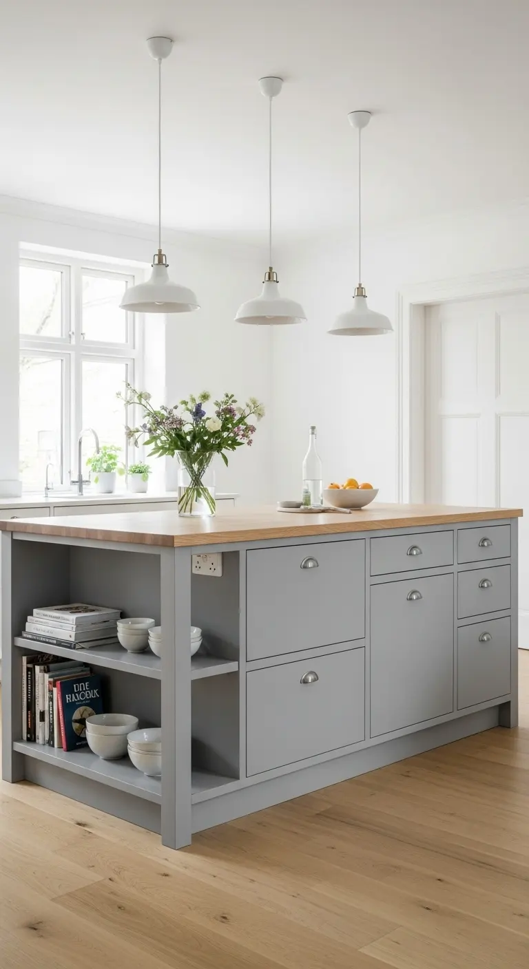 Compact Island with Seating