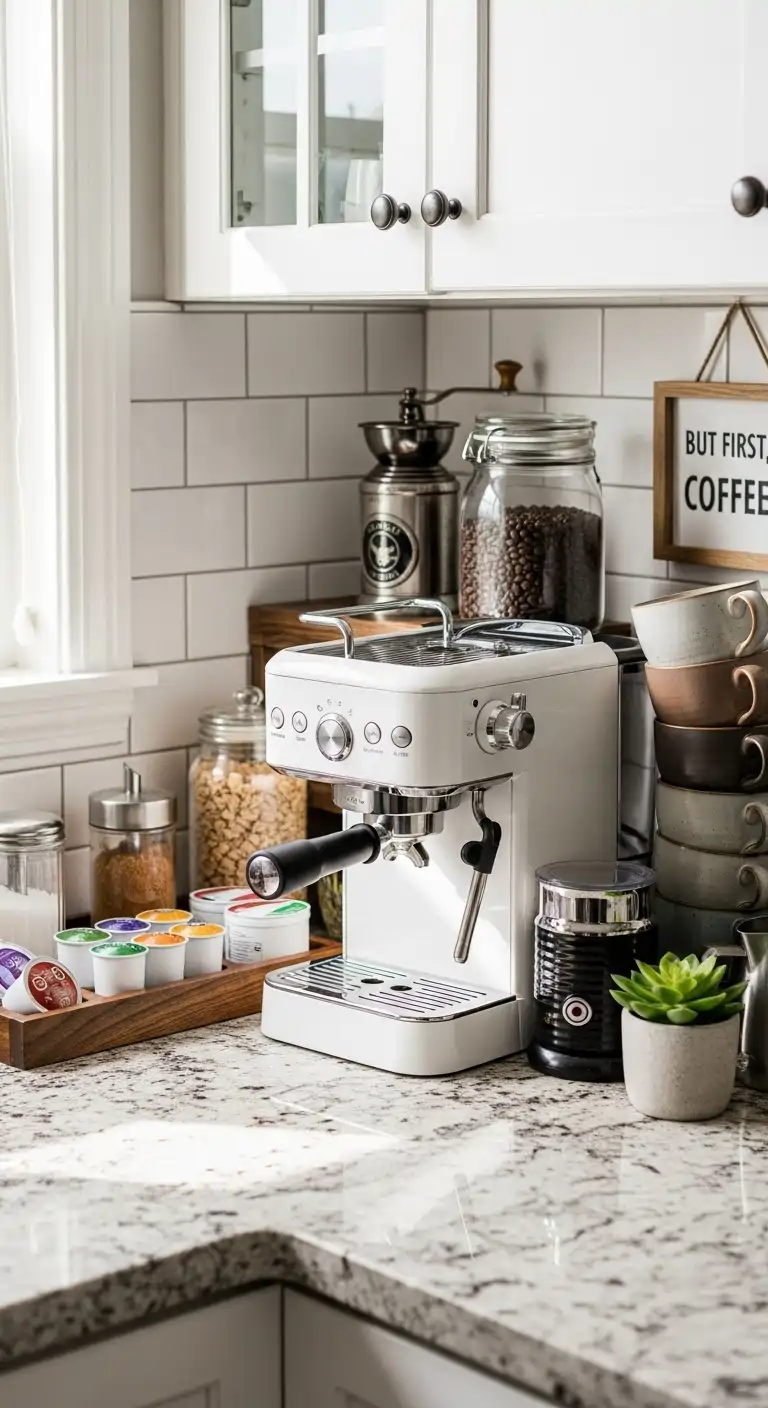 4. Create a Coffee Station on the Counter