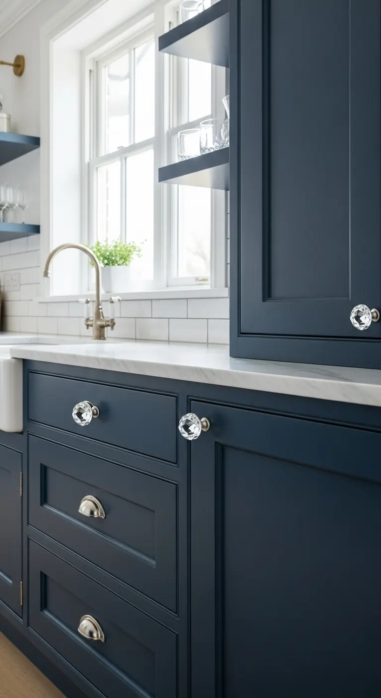 Crystal Knobs for a Touch of Luxury