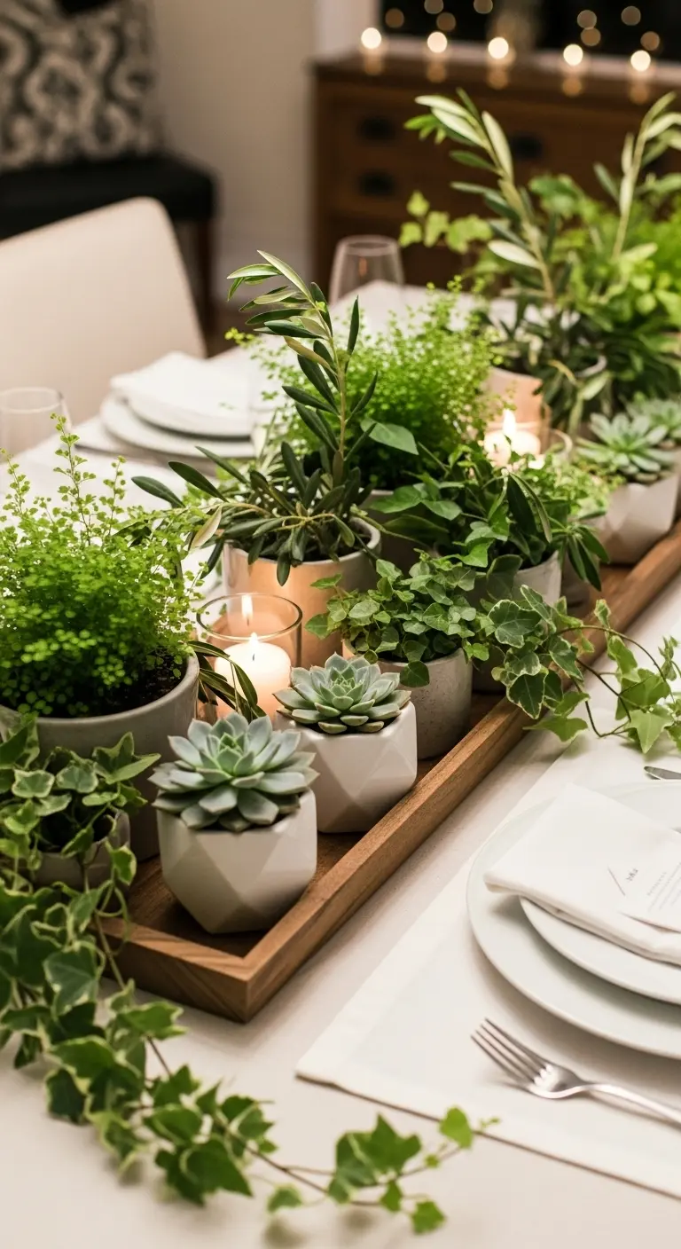 4. Greenery and Potted Plants