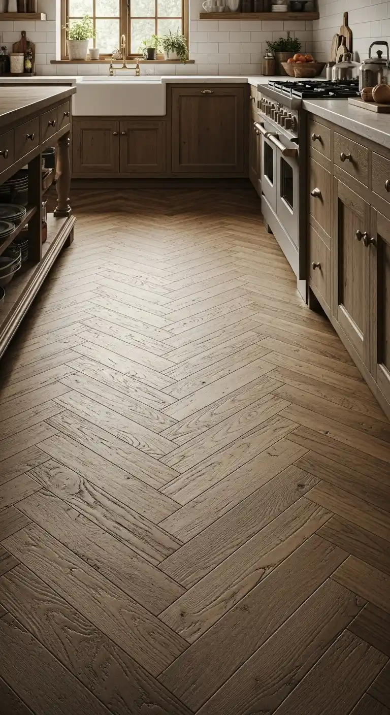 4. Herringbone Wood Pattern