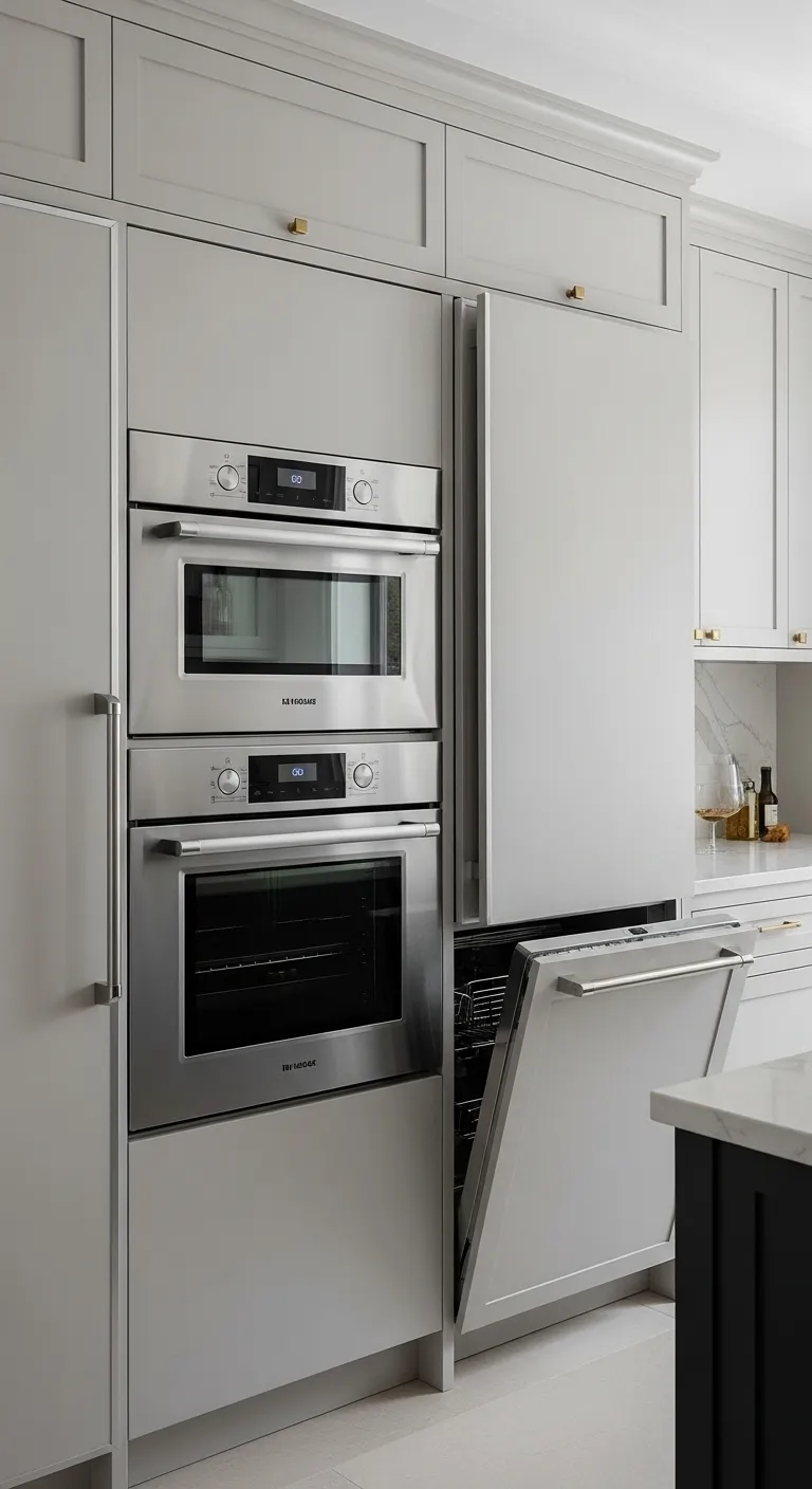 High-End Appliances with Integrated Panels