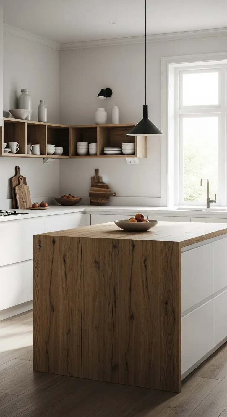 Natural Wood Countertops and Accents
