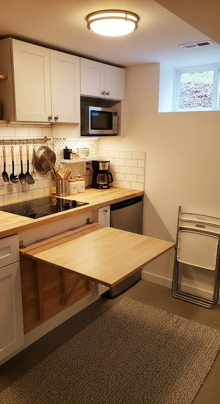 Wall-Mounted Foldable Table