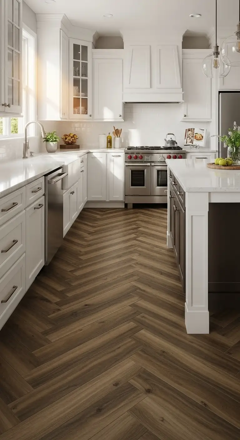 4. Wood-Look Porcelain Tiles