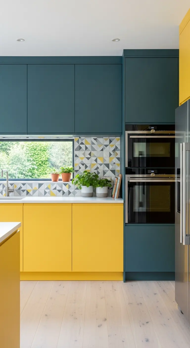 Bold Color Cabinets