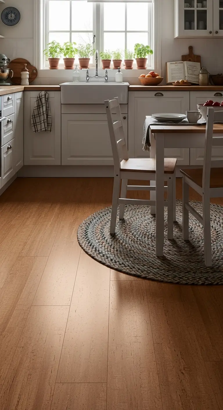5. Cork Flooring for Eco-Friendly Comfort
