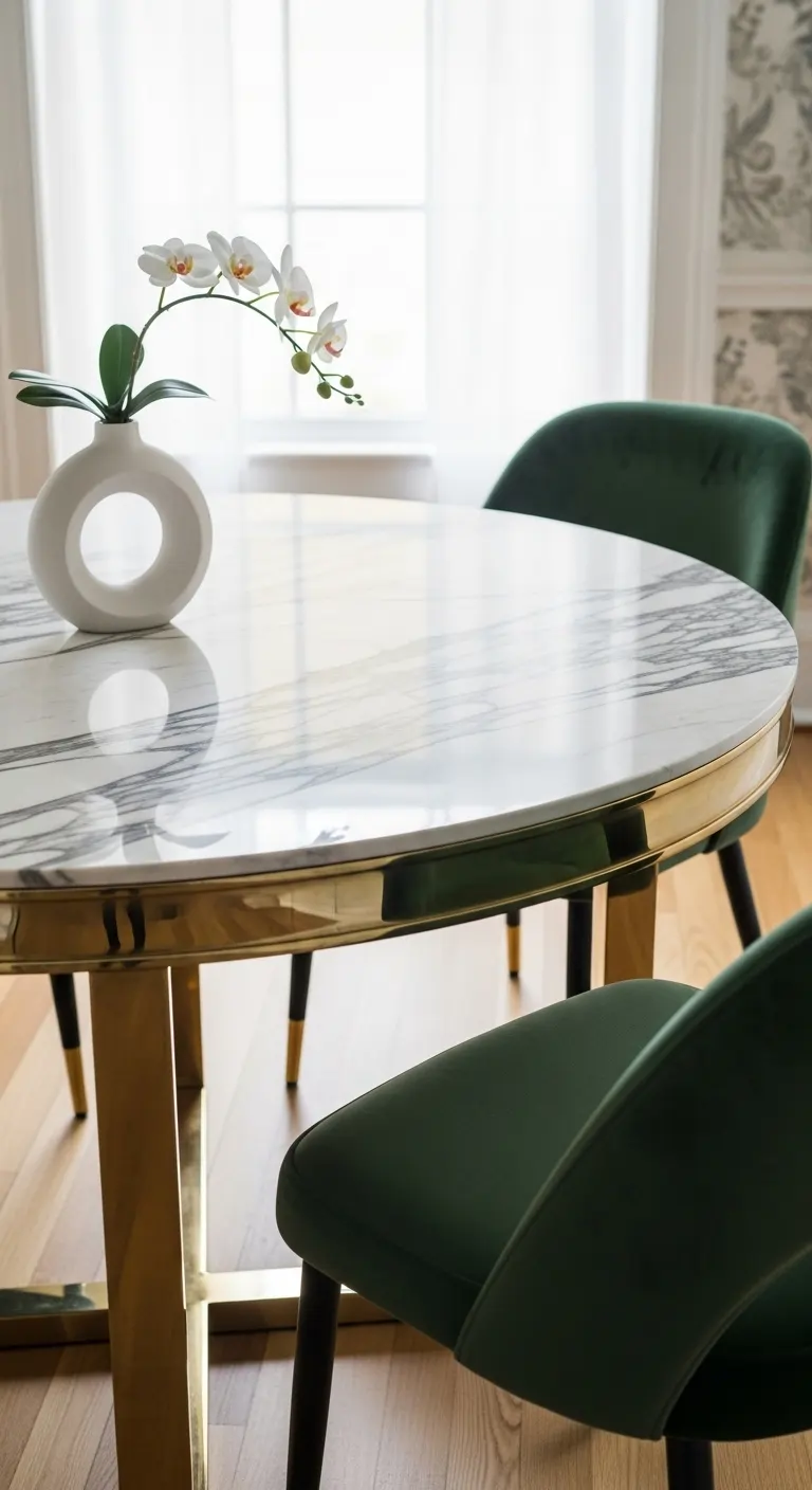 5. Gold-Trimmed Edges for Luxe Touch