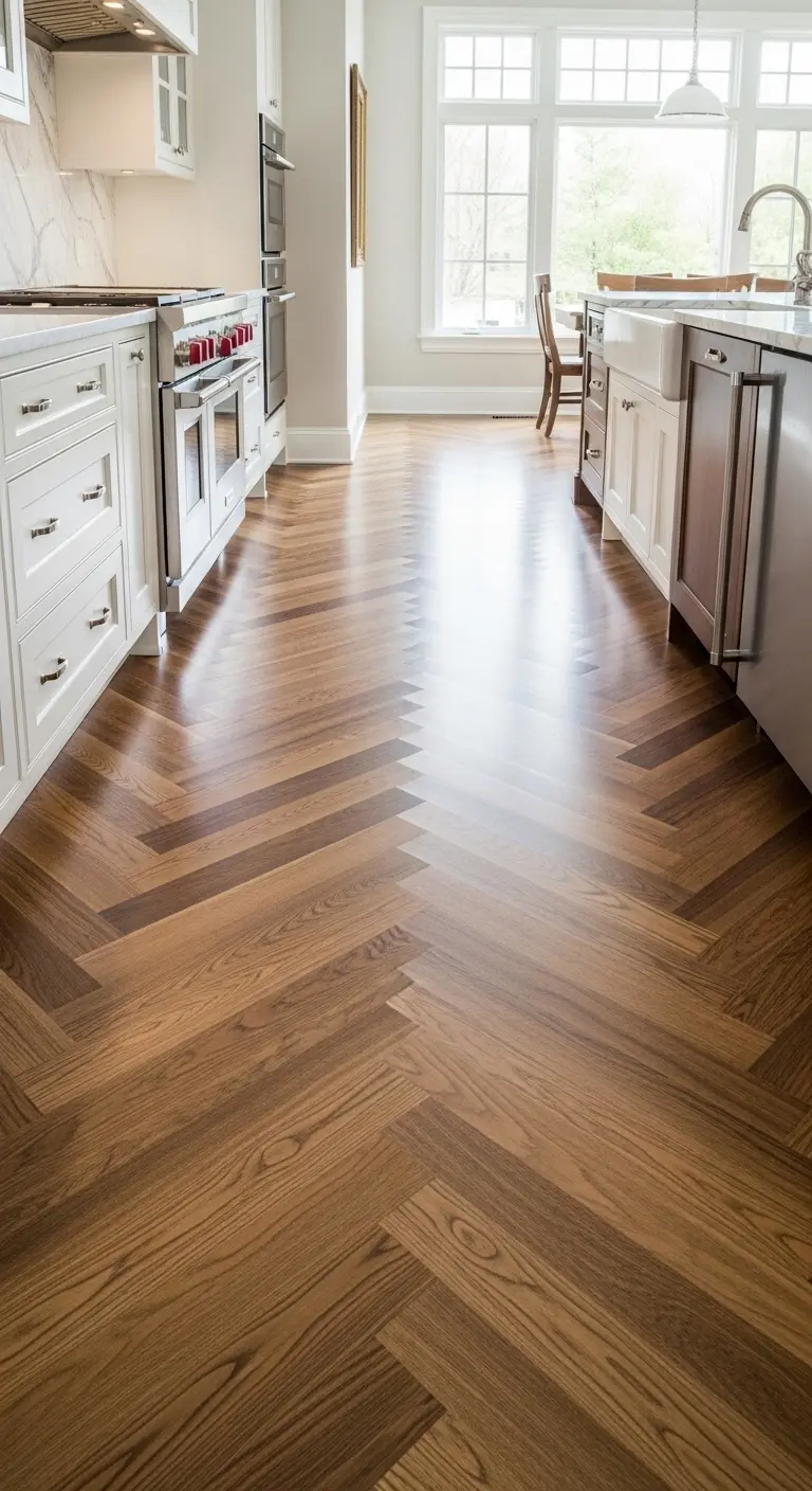 5. Herringbone Pattern Sophistication