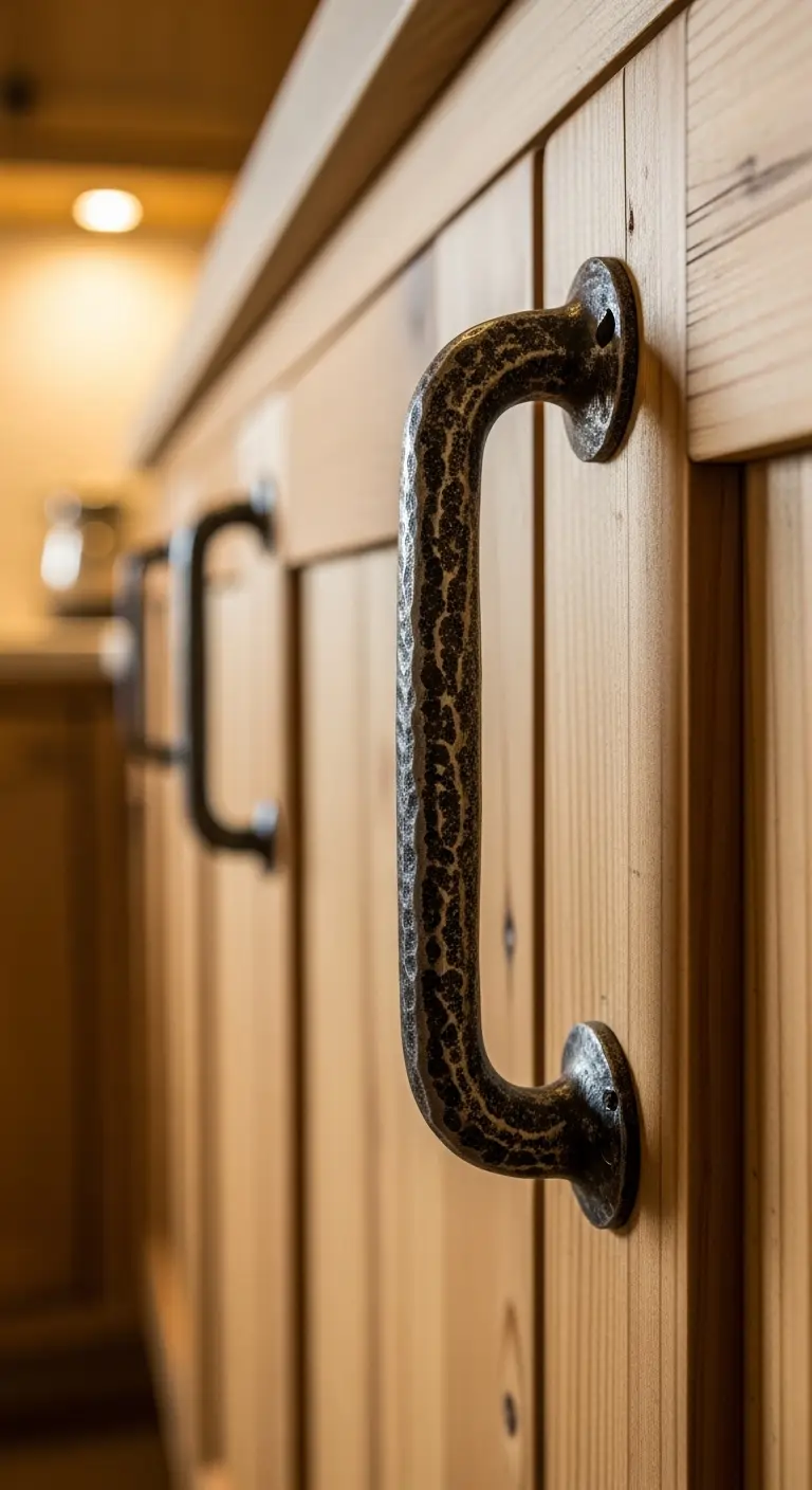 Rustic Iron Pulls for Country Charm
