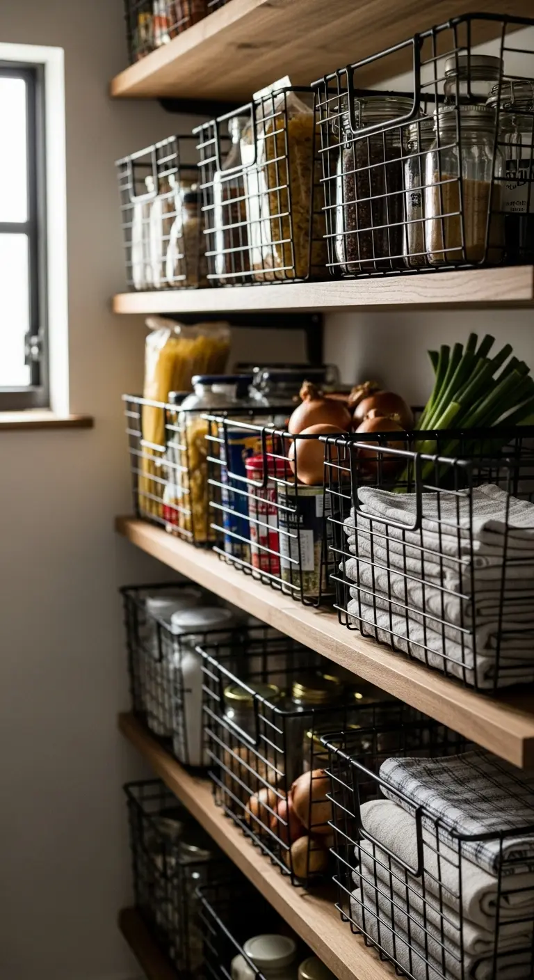 5. Use Wire Baskets for Ventilation