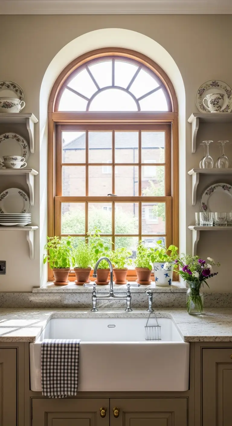 6. Arched Window for Classic Elegance