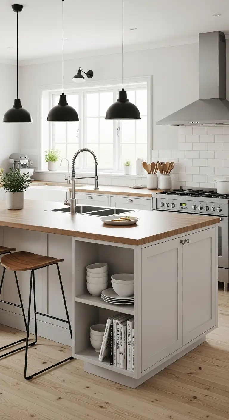 Functional Kitchen Islands for Practicality and Style