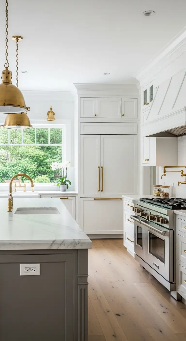 Incorporate Brass or Gold Hardware