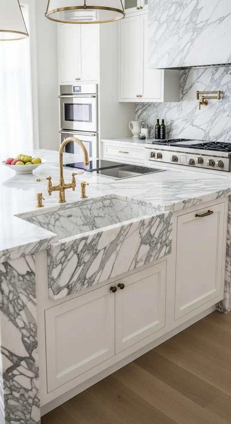 Marble Sink Surround