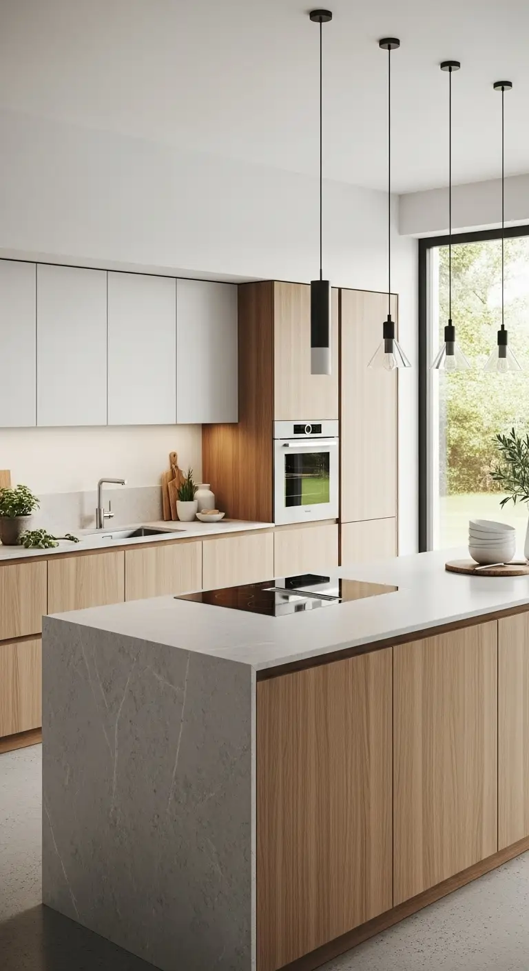 Minimalist Flat Panel Cabinets