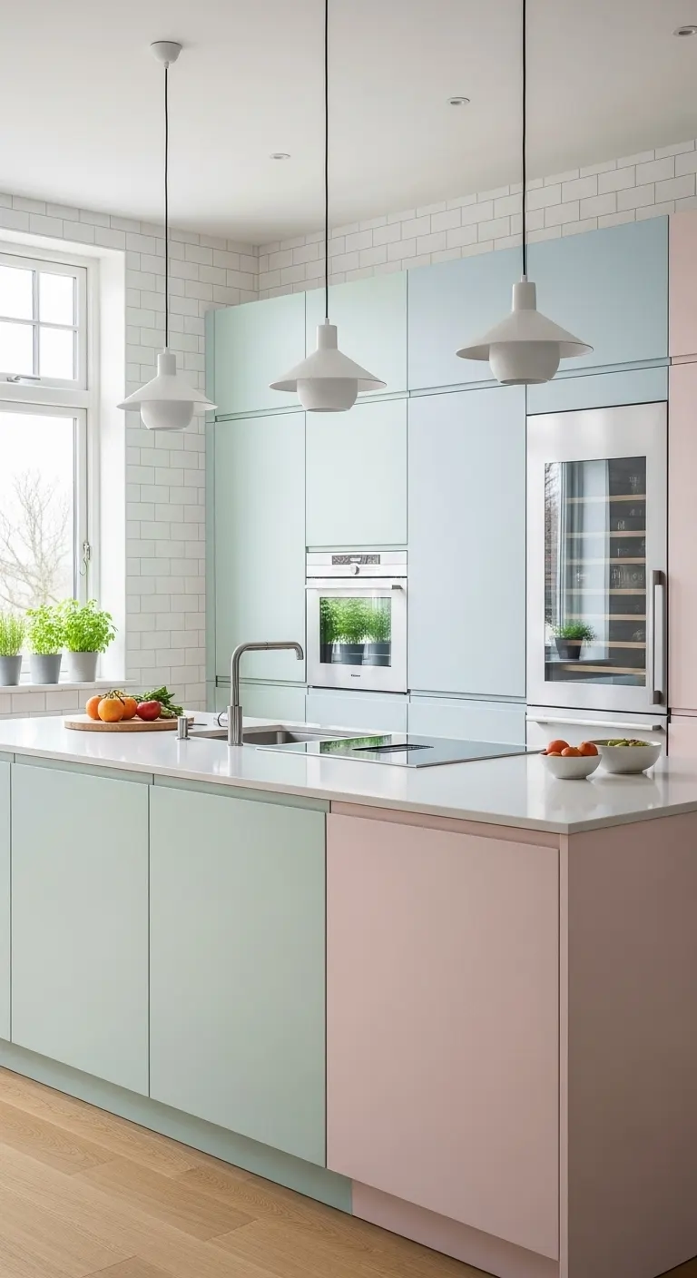 Soft Pastel Cabinets