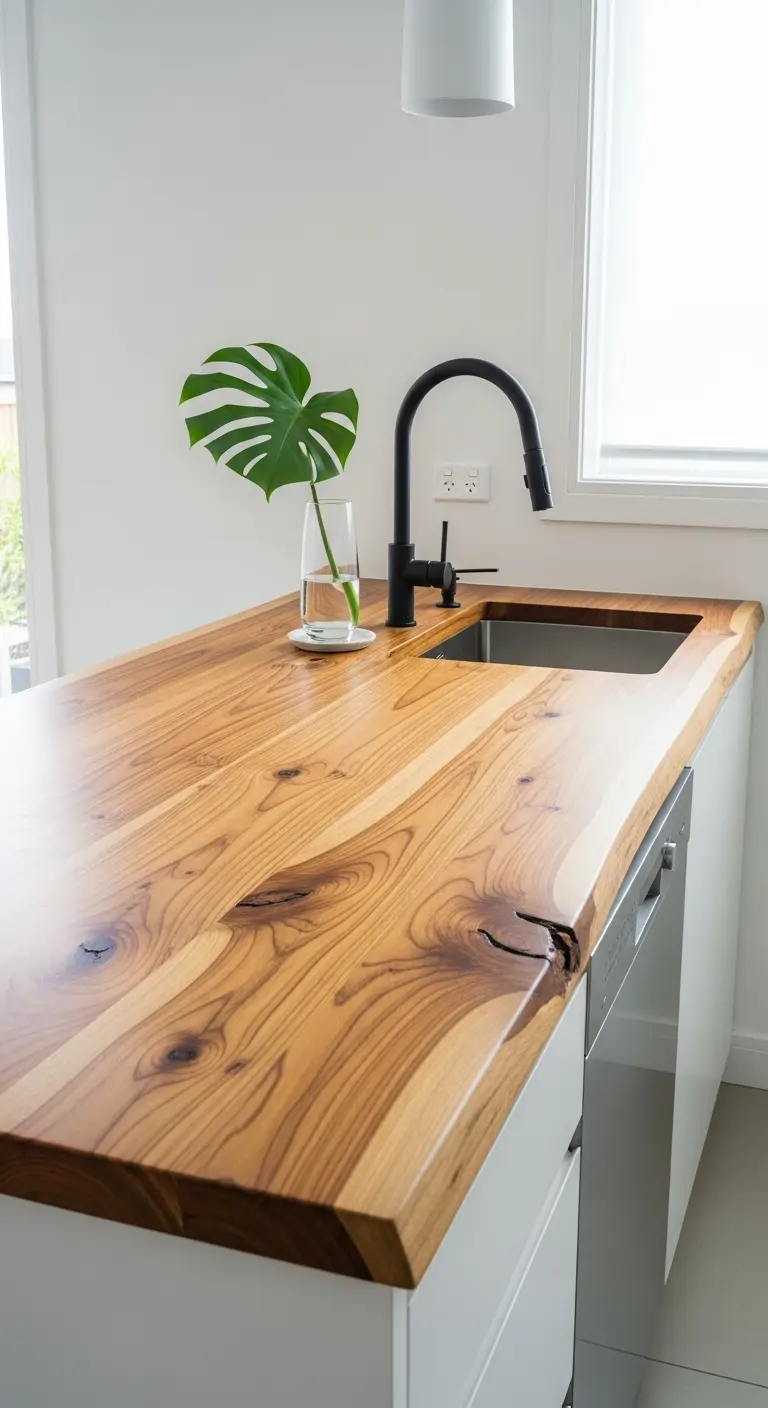 Teak Slab with Matte Finish