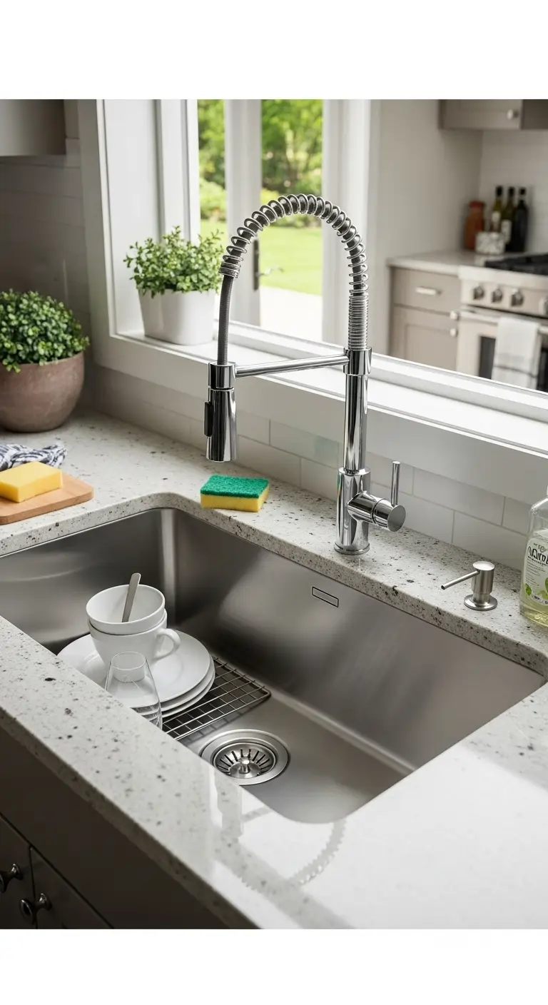 6. Top-Mount Drop-In Sink