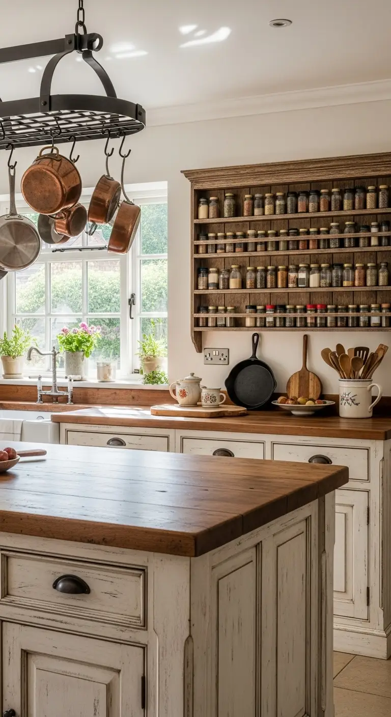 7. Built-In Spice Racks for Easy Access