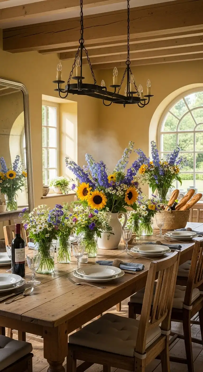 7. Fresh Floral Arrangements