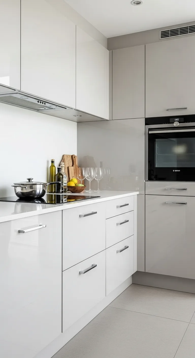 High-Gloss Lacquer Cabinets