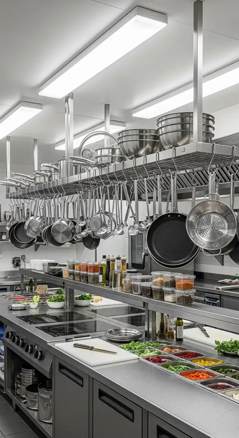 7. Install Overhead Racks