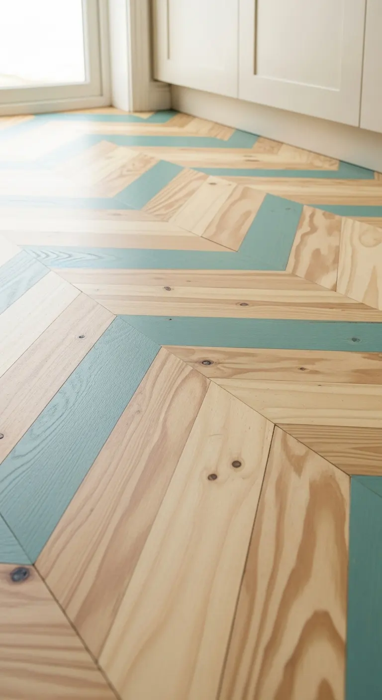 7. Painted Plywood for a DIY Statement