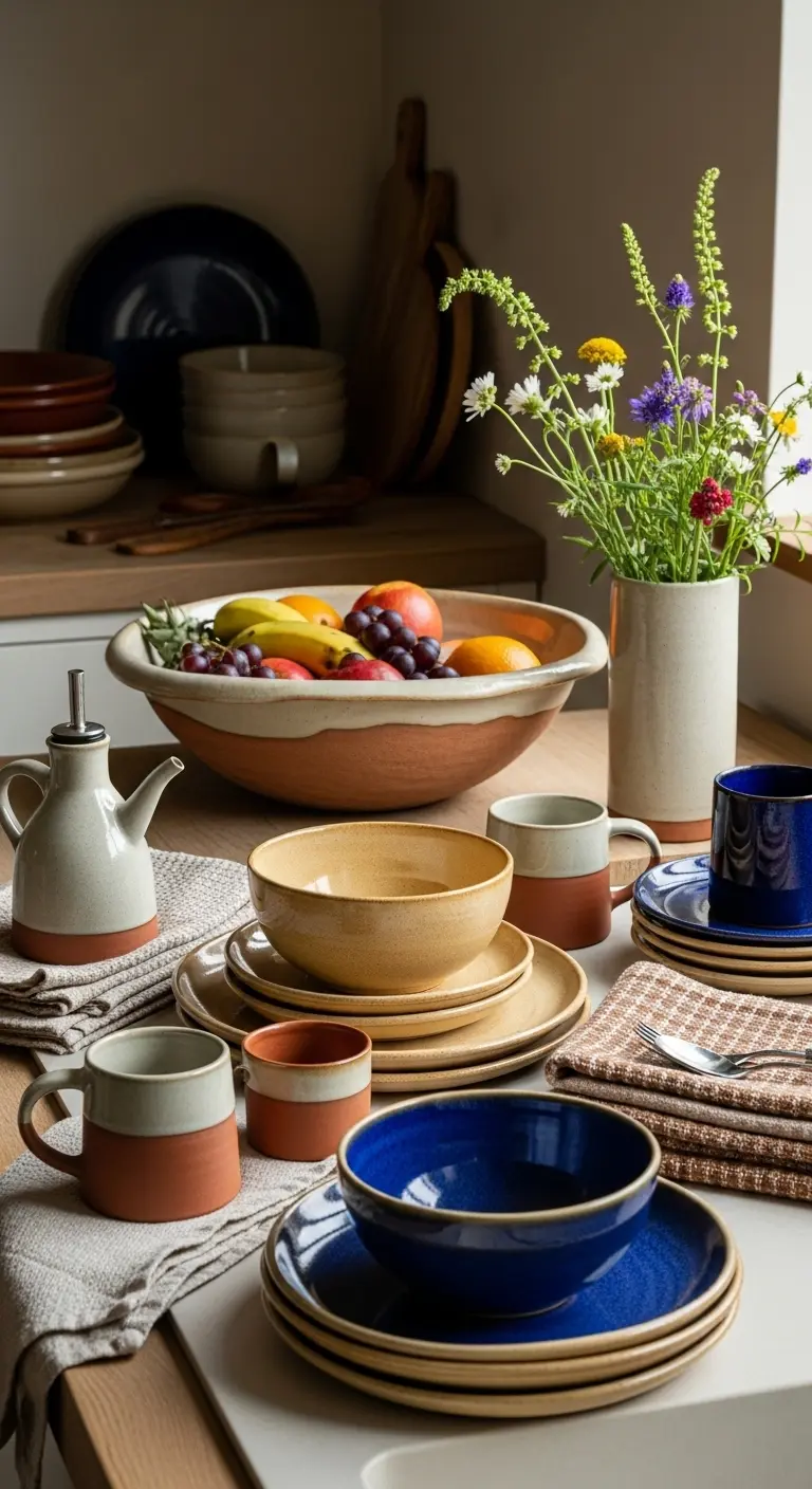 Artisan Pottery Accents