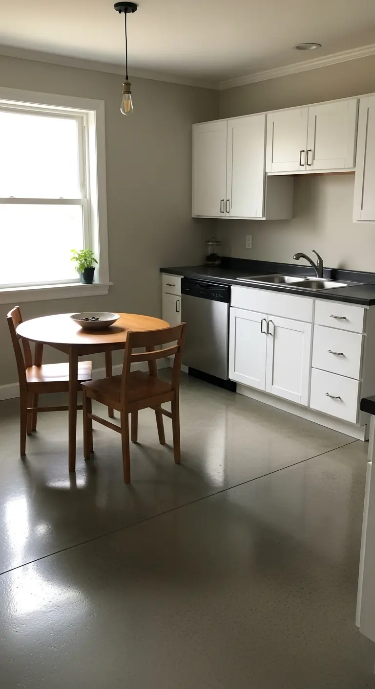 8. Concrete Floors with a Polished Finish