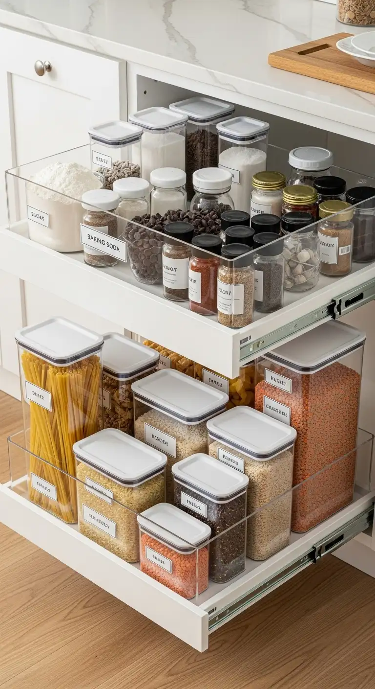 8. Pull-Out Drawer System