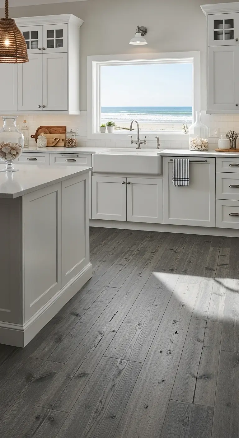 8. Weathered Gray Coastal Look