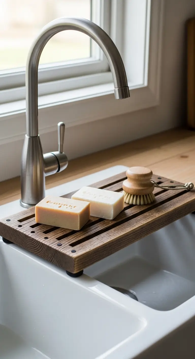 9. Rustic Wooden Tray