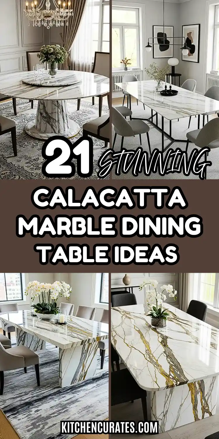 Calacatta Marble Dining Table