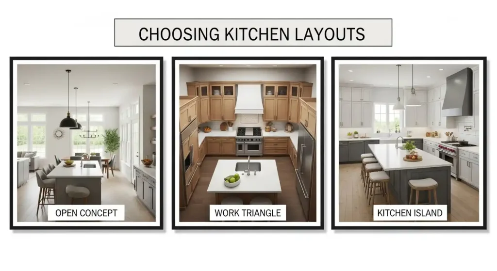 Choosing Kitchen Layouts