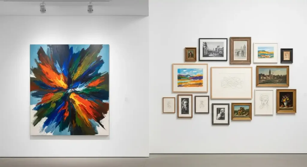 Choosing Your Canvas Statement vs. Gallery Wall