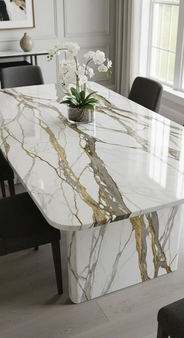 Choosing the Right Calacatta Marble Table for Your Home