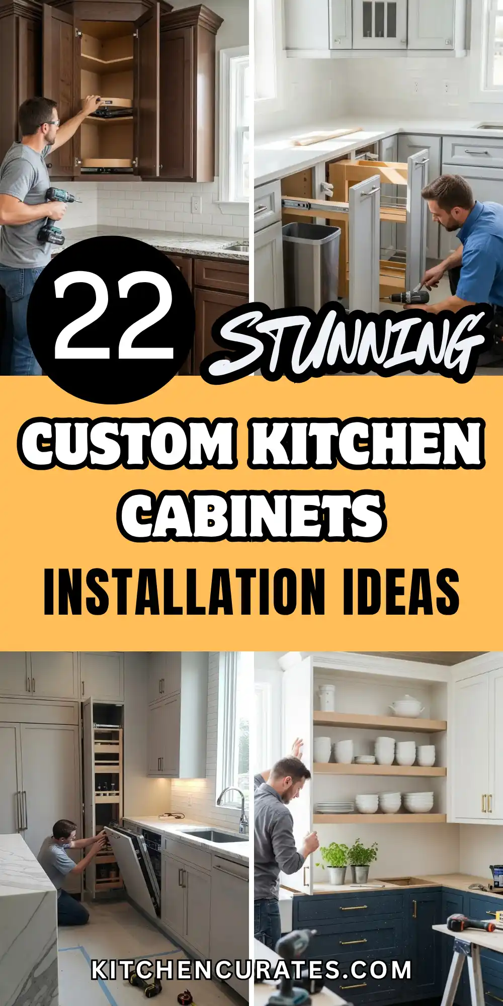 Custom Kitchen Cabinets Installation