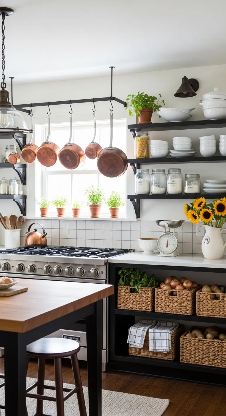 How to Start Organizing Your Farmhouse Kitchen