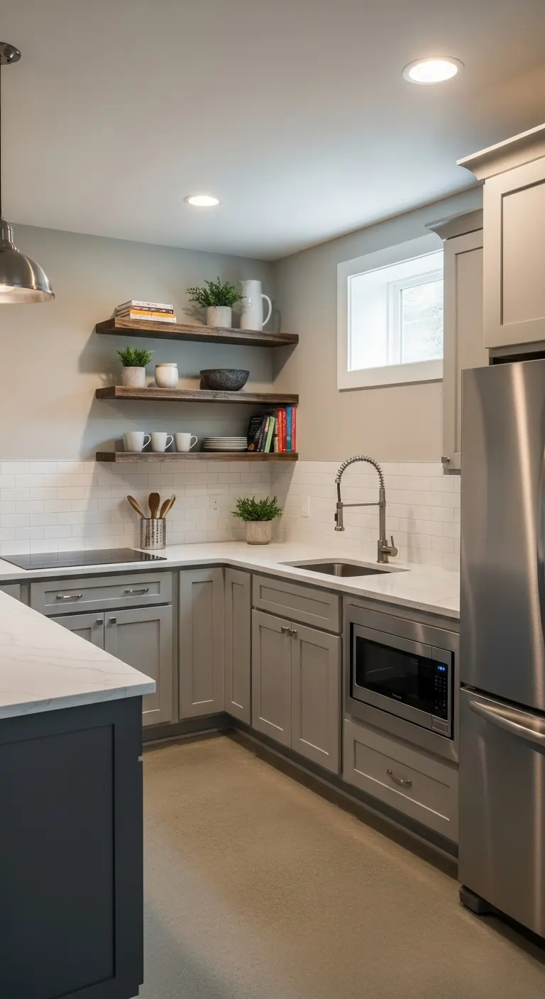 Key Considerations Before Designing Your Basement Kitchenette