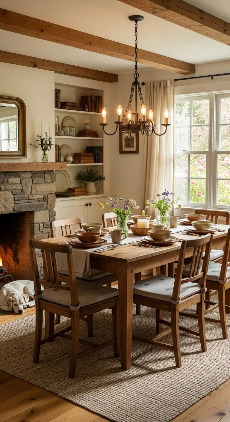 Key Elements of a Cozy Cottage Dining Room