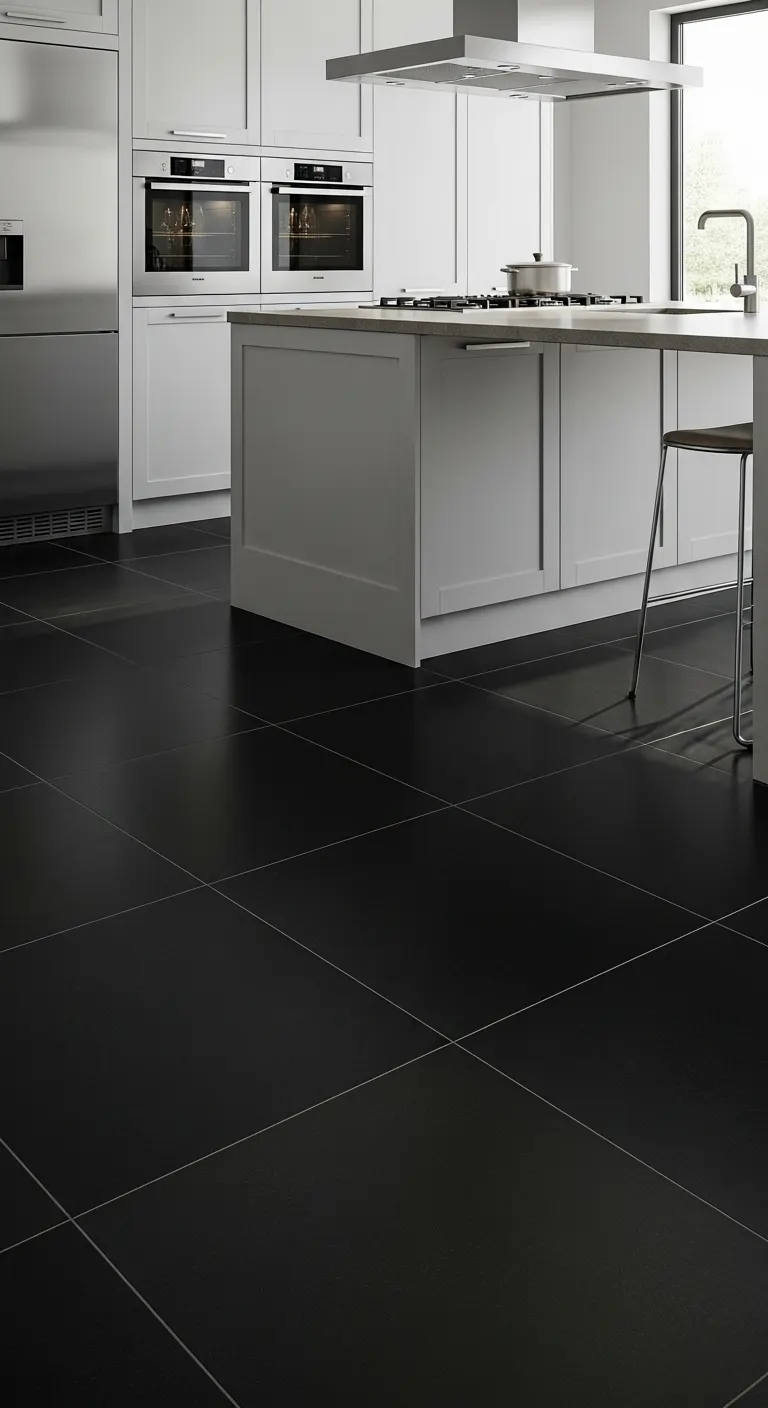 Key Factors to Consider Before Choosing Black Kitchen Flooring